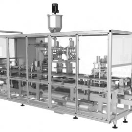 PLASTIC CUP FORMING FILLING SEALING CUTTING MULTIFUNCTIONAL MACHINE