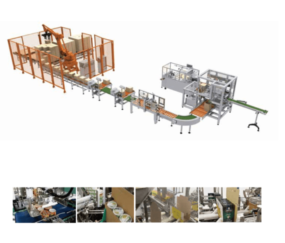 ROBOTIC CASE/CARTON PACKER AND PALLETIZER SECONDARY PACKAGING